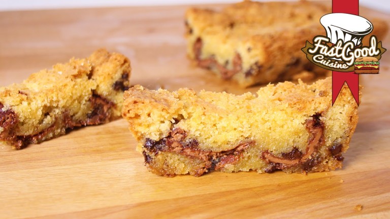 Recette de dingue : Les CookiesBars chocolat et pépites