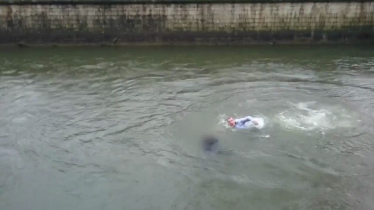 Sauvetage d’une femme tombée dans un fleuve à Quimper.
