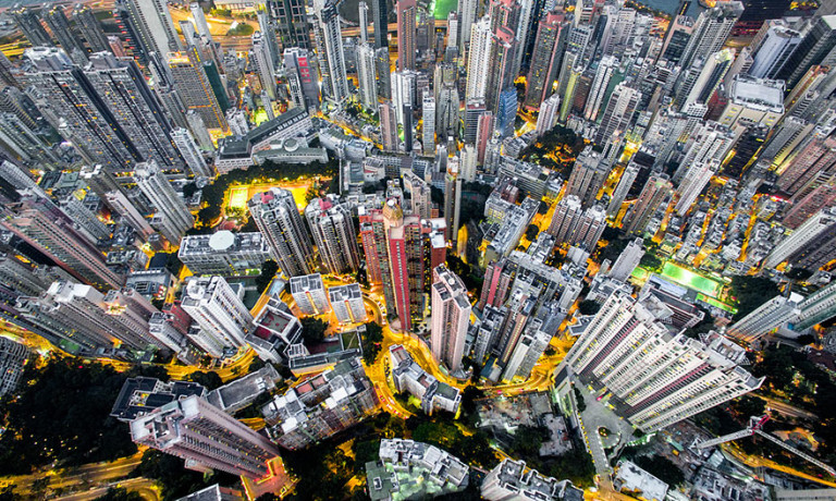 Des photos extraordinaires prises par un drone de Honk-Kong