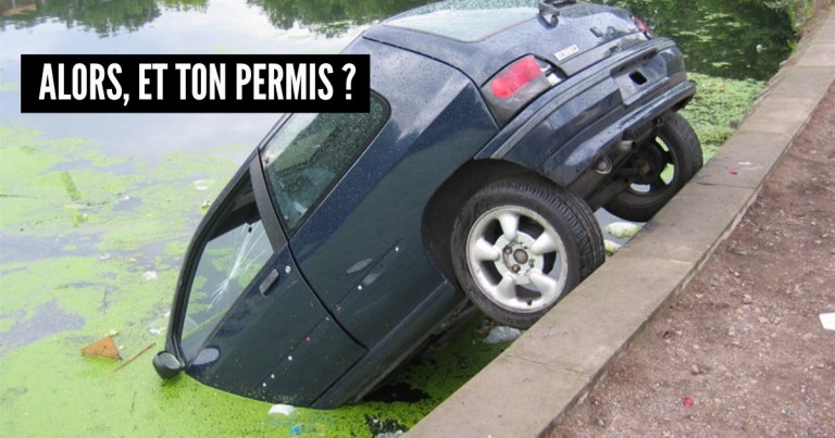 Un automobiliste freine devant une voiture qui colle trop…
