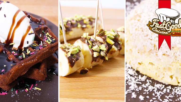 3 recettes pour le petit dej ! Gaufres Brownies, BowlCake et MakiNutella