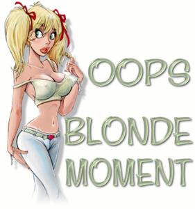 Quand une blonde monte sur une échelle