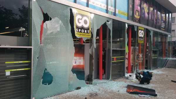L’attaque d’un magasin Go Sport à Nantes