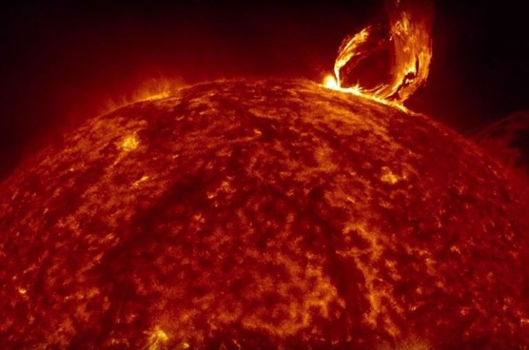 Une éruption solaire filmée en haute définition par la NASA