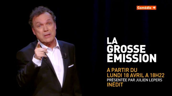 Regardez en direct « La Grosse Émission » sur Comédie+ présentée par Julien Lepers