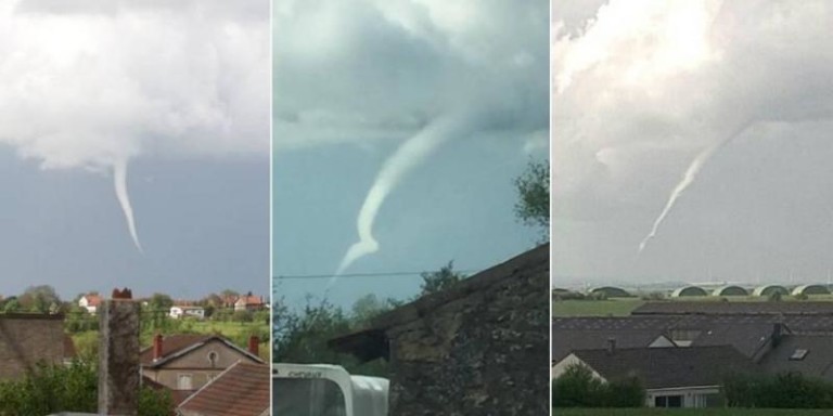 Formation d&rsquo;une tornade en Meurthe-et-Moselle