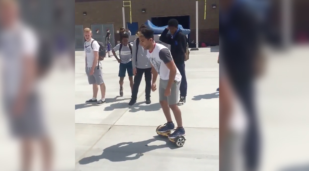 Tentative de Frontflip sur un hoverboard