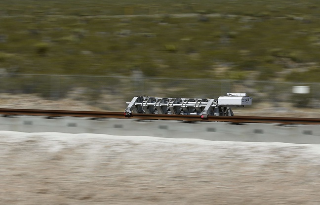 Hyperloop, le premier test du « train du futur » dans le Nevada