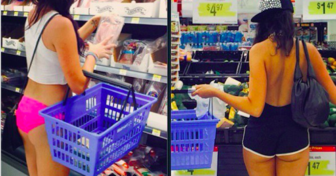 Quand ces gens pensent que le supermarché c’est chez eux !!