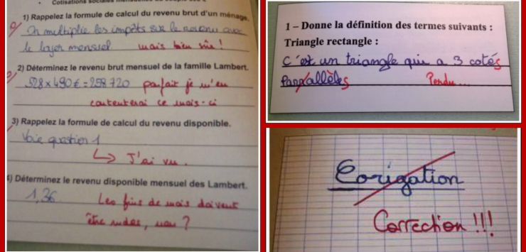 Les meilleurs punchlines des profs lors des corrections…