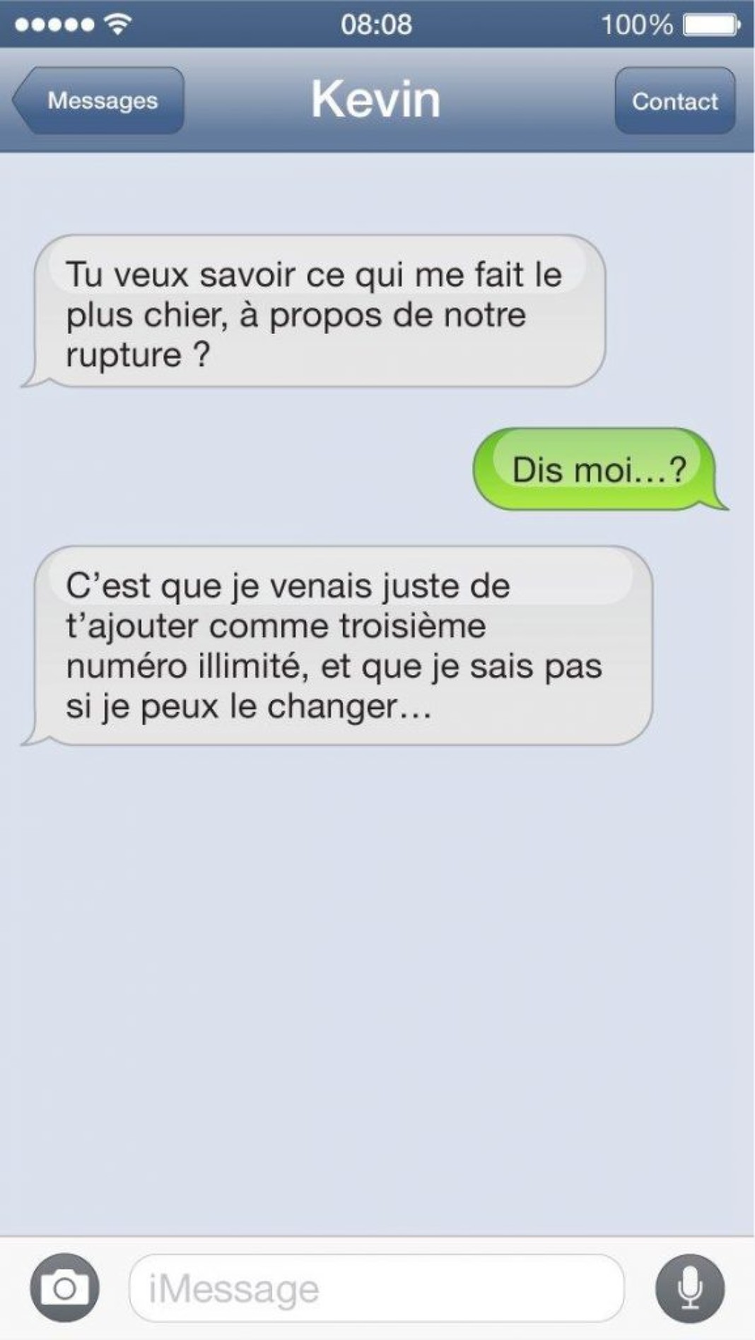 Les 15 pires SMS de ruptures !! A mourir de rire... Breakforbuzz