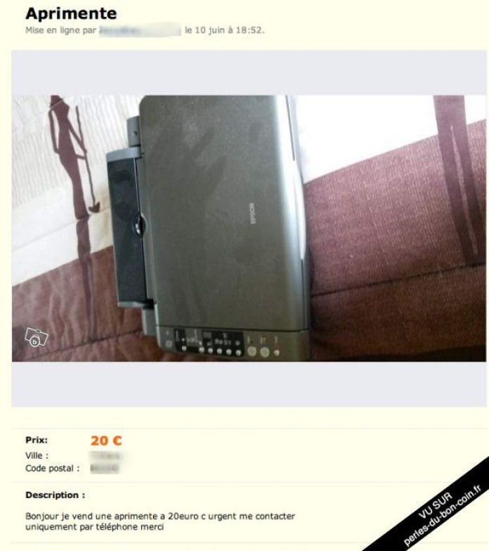 Découvrez, les pires annonces trouvées sur Le Bon Coin !! Breakforbuzz