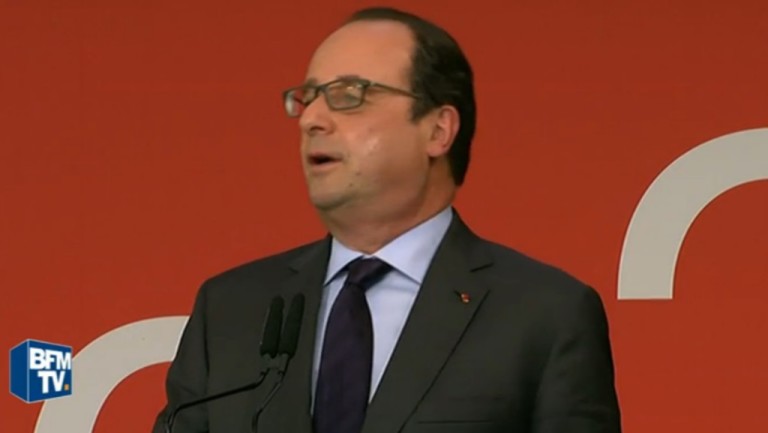 La blague de François Hollande sur la grève des transports