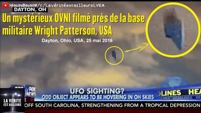 Un étrange OVNI filmé près de la base militaire Wright Patterson, USA