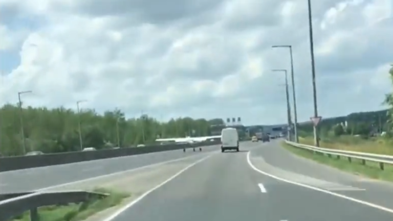Victime d&rsquo;une panne moteur, un avion se pose sur une autoroute…