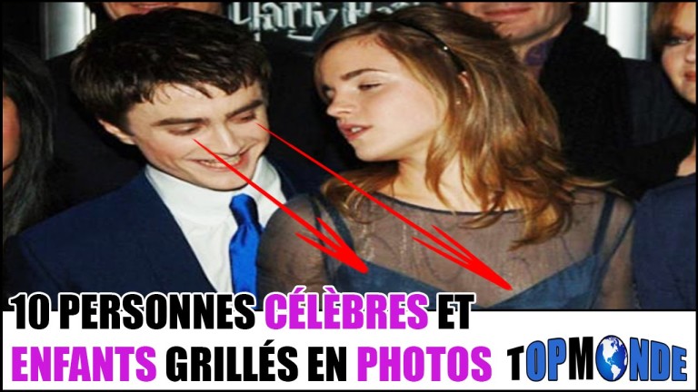 10 personnes CÉLÈBRES et ENFANTS grillés en PHOTOS