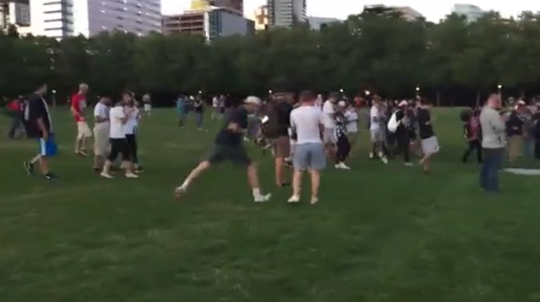 Quand un Pokémon rare apparait dans un parc