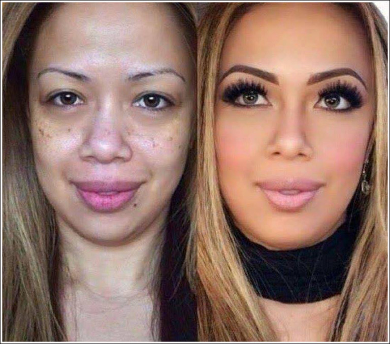 18 photos qui prouvent que le maquillage est magique !!