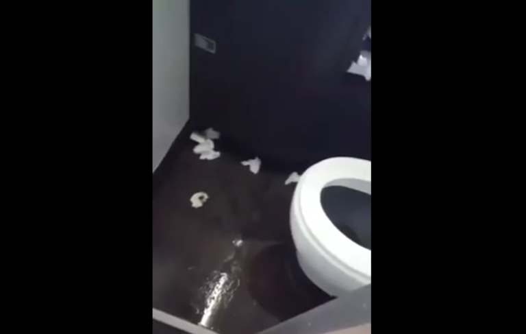 L&rsquo;état dégoûtant d&rsquo;un Airbus A330 de Saudi Arabian Airlines