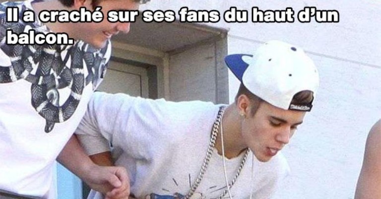 Top 10 des raisons de détester Justin Bieber !