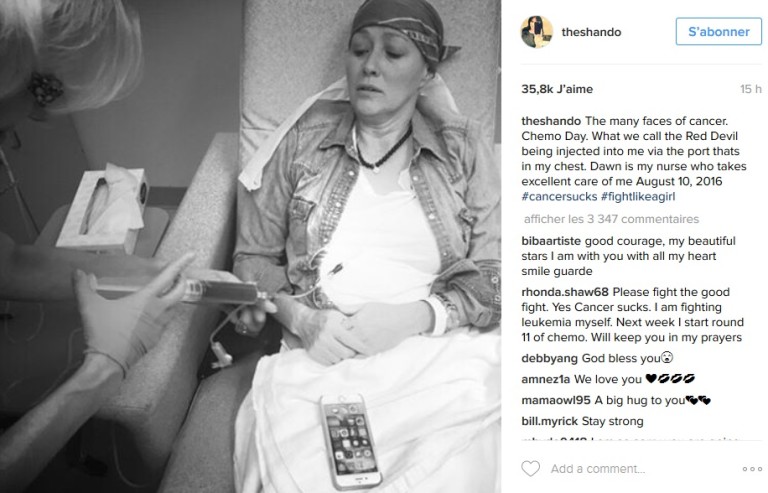 Shannen Doherty dévoile les photos déchirantes de sa chimiothérapie