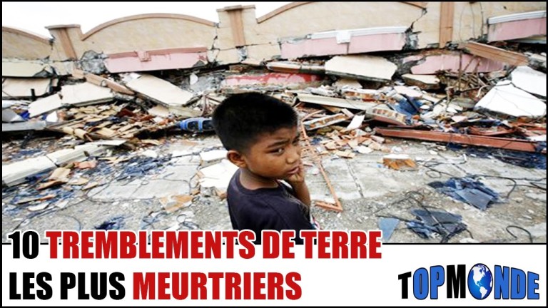 10 TREMBLEMENTS DE TERRE les plus MEURTRIERS