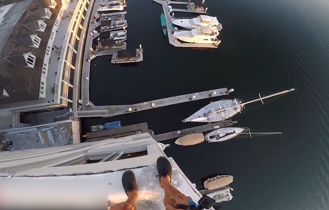 Un homme trompe la mort en réussissant un saut de 40 mètres