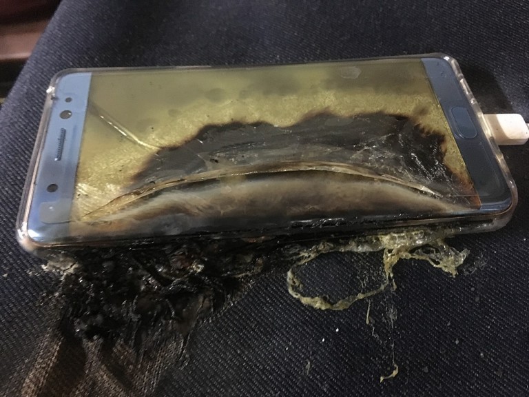 Le client d&rsquo;un Burger King voit son Samsung Galaxy Note 7 exploser !