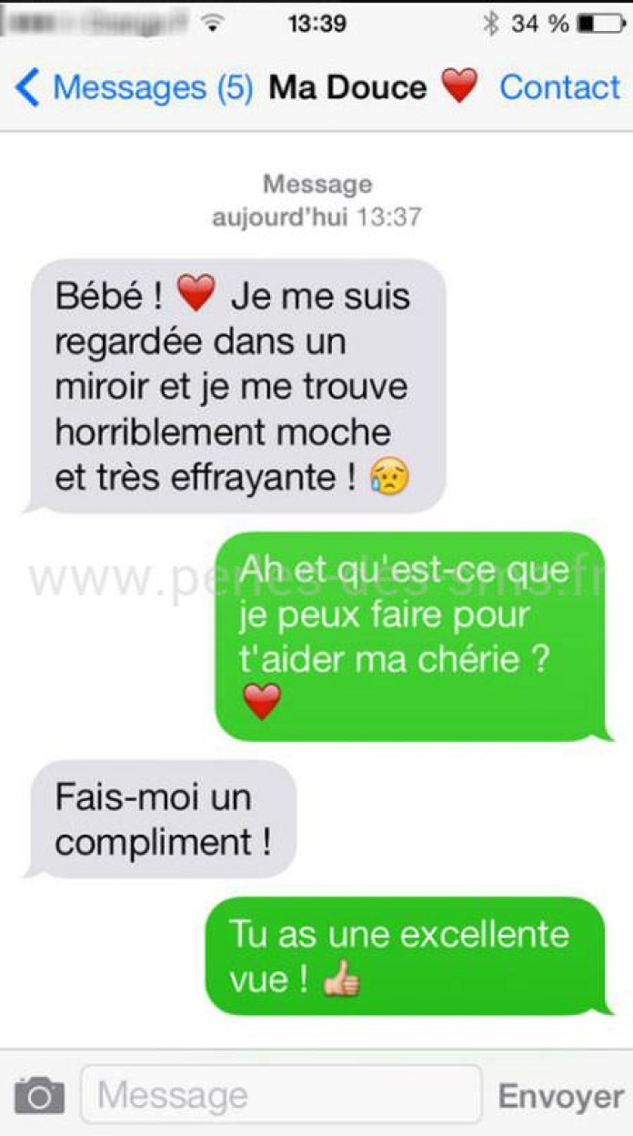 Les Meilleurs Et Plus Drôles Conversations De Couples Par Sms Page 2 Sur 5 Breakforbuzz 