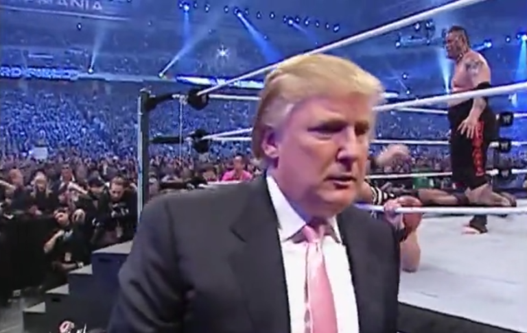 Quand Donald Trump s’était incrusté dans un combat de catch !