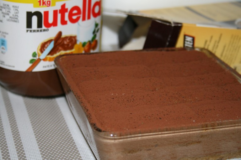 RECETTE TIRAMISU NUTELLA