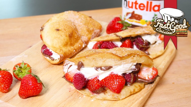 Recette des Tacos Sucrées au Nutella