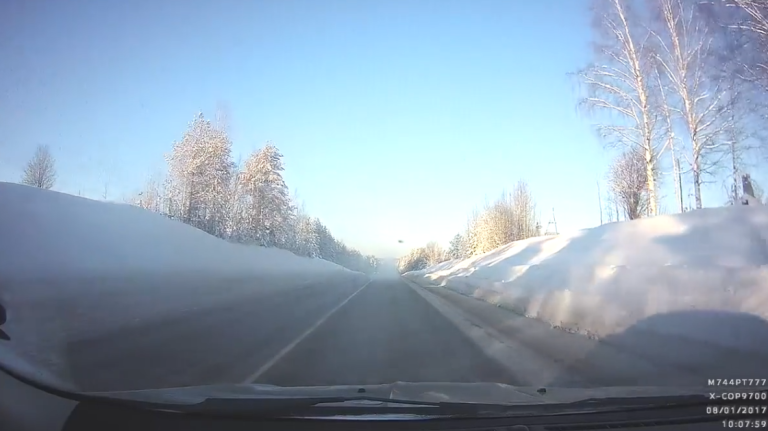 Toujours faire attention aux nuages de fumée sur la route…