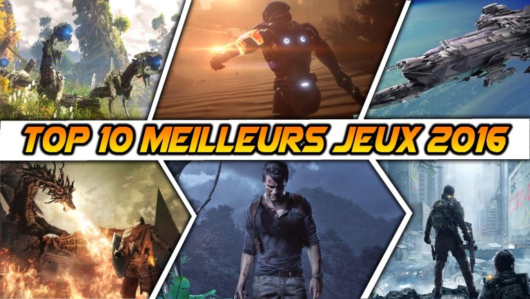 Top 10 des MEILLEURS JEUX VIDÉO de 2016 !