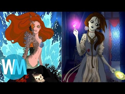 Top 10 des ORIGINES GLAUQUES derrière les DISNEY !