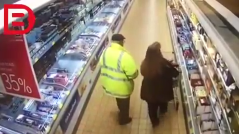 Grosse commission dans un supermarché