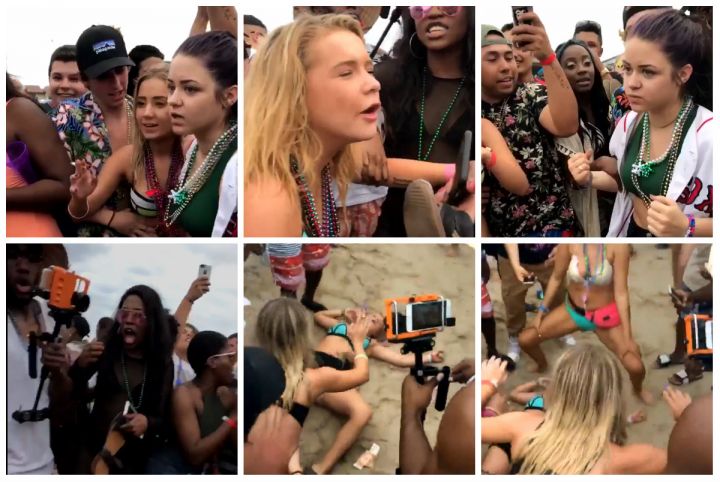 Bagarre au Spring Break entre deux jeunes femmes !
