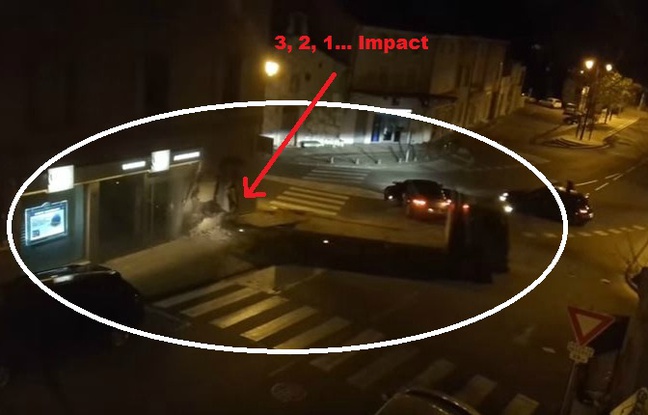 Attaque d’une banque Crédit Lyonnais au camion-bélier