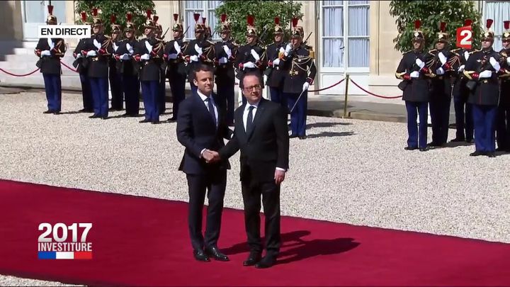 Top des meilleurs tweets sur la passation de pouvoir entre François Hollande et Emmanuel Macron