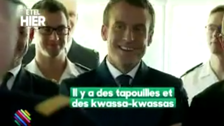 Emmanuel Macron fait une blague douteuse sur les kwassa-kwas