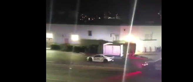 Une Lamborghini humilie la police pendant un contrôle et fin par prendre la fuite…