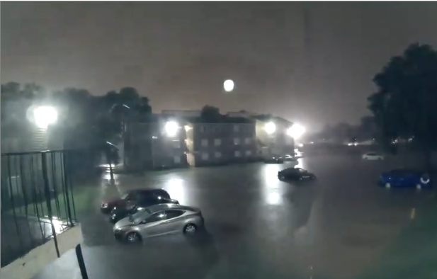 Le Timelapse terrible de la montée des eaux pendant l’ouragan