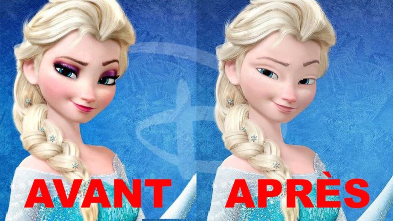 10 PRINCESSES DISNEY SANS MAQUILLAGE