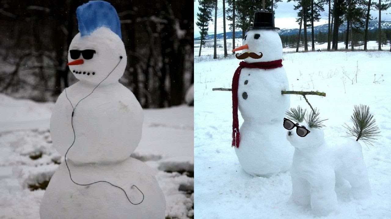 37 bonshommes de neige originaux et créatifs 