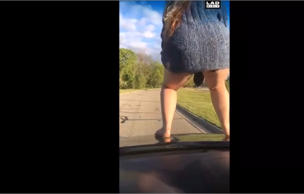 Quand un Twerk ridicule termine mal… pour la voiture !