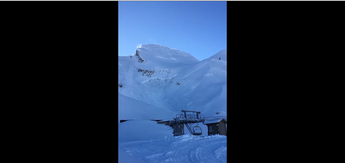 Il pense être assez loin pendant le déclenchement d’une avalanche à La Clusaz