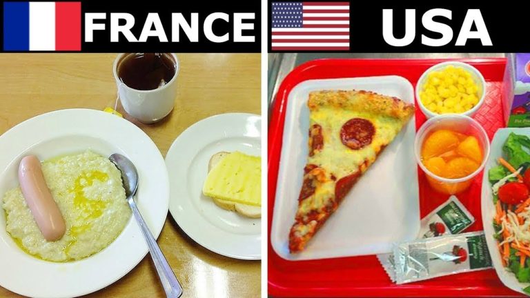 7 DIFFÉRENTS REPAS DE CANTINES SCOLAIRES DANS LE MONDE