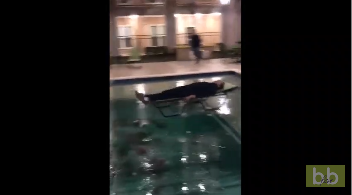 Faire de la luge sur une piscine gelée, ce n&rsquo;est pas une bonne idée