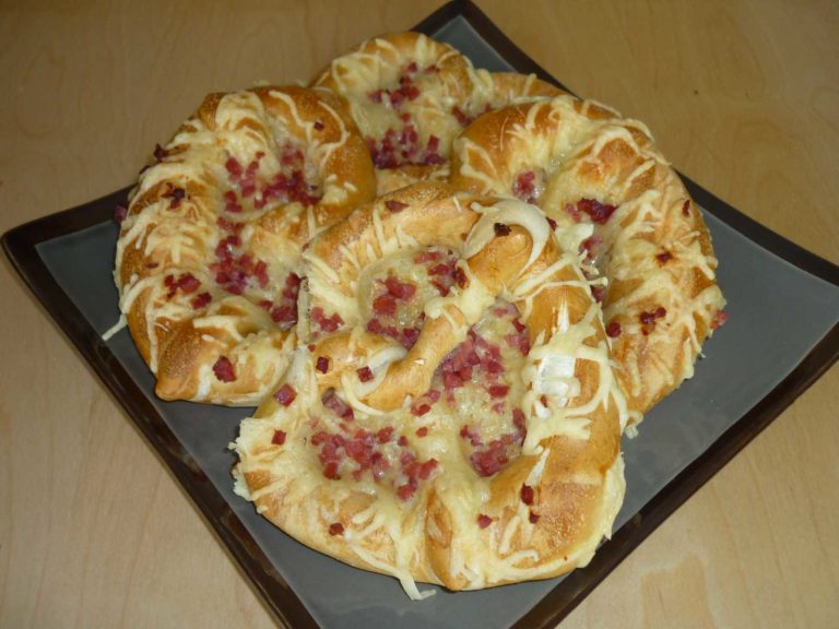 Recette : bretzel jambon fromage