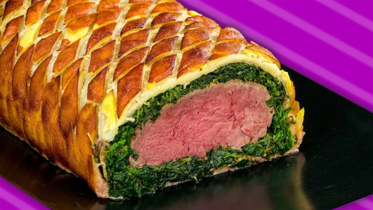 Recette : Le boeuf Wellington aux épinards et bacon